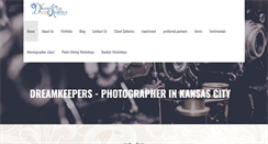 Desktop Screenshot of dreamkeepersphotography.com